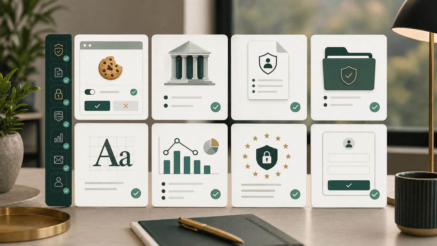 DSGVO-Checkliste für Cookie-Banner, Impressum, Datenschutz, AVV, lokale Fonts und Kontaktformulare