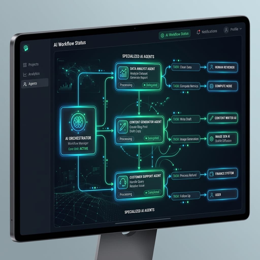 Multi-Agent Workflow mit Hermes und Dashboard