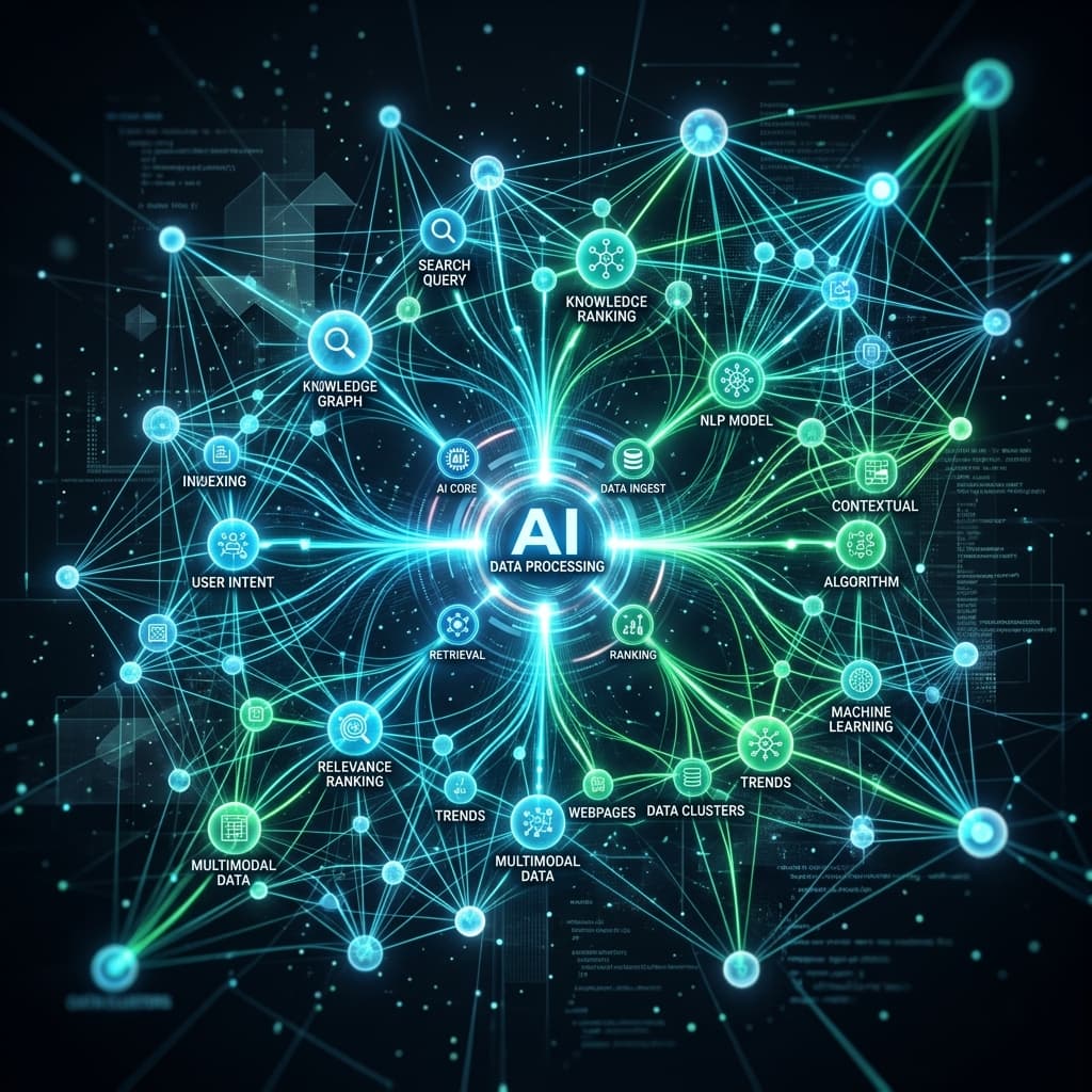 KI Datenverarbeitung und SEO Graphen
